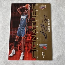 2009-10 Upper Deck Signature Collection Alexis Ajinca #1 Auto Charlotte NBA 