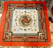 Vtg American Indian Southwest Tribal Native Bandana USA Made