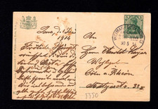 Bahnpost 1914 - "Weimar - Gera"     (937-X)