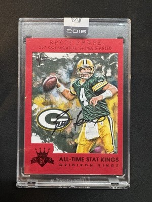 2016 Panini Honors Diamond Kings Auto Brett Favre /5 Green Bay Packers