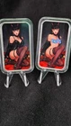 Bullion Baddie 1 oz silver bar" Devilish Dahlia" 2 bars Nice and Naughty W/COA