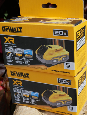 #ad DeWALT Powerstack Battery 2 PK DCBP520 2 Lith Ion 5.0Ah 2025 $179.95