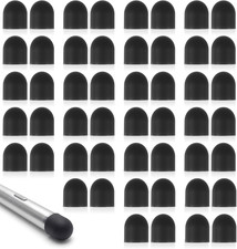 50 Pcs Pen Tips, 0.24 Inch 6Mm Silicone Stylus Pen Tips for Touch Screen Pens