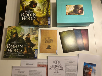 Kosmos Die Abenteuer des Robin Hood Spiel + Erweiterung + Extras