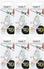 Nite Ize Figure 9 Rope Tightener, Small - Aluminum (6-Pack)
