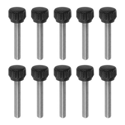 For knurl locking turnstiles 10pcs M5 x 30mm matte head 13mm