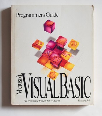 Vintage Computer Software - Visual Basic 3.0, Programmiererhandbuch
