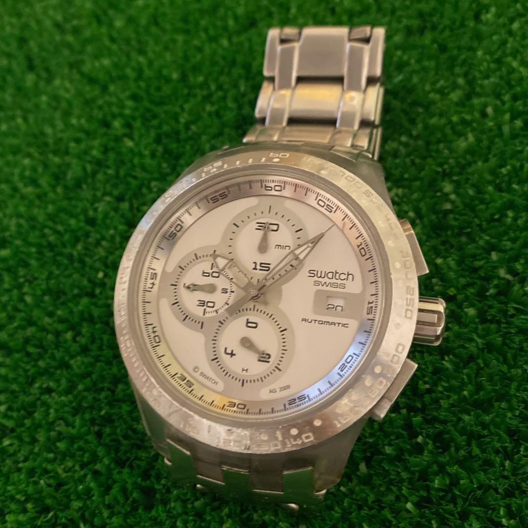 ⭐️希少 スウォッチSVGK406 Swatch IRONY クロノグラフ自動巻 ⭐️希少 スウォッチSVGK406 Swatch IRONY クロノグラフ自動巻