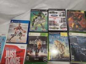 Untested Video Game Lot 30+ Games - Playstation/ Dreamcast/xbox/switch