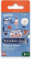 Yoto BrainBots: Biggest Ideas   7 Audio Cards for Use with Player  Mini...