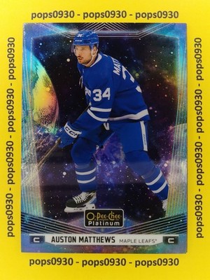 Auston Matthews, Toronto Maple Leafs, 2024, O-Pee-Chee Platinum, Cosmic, #P-AM