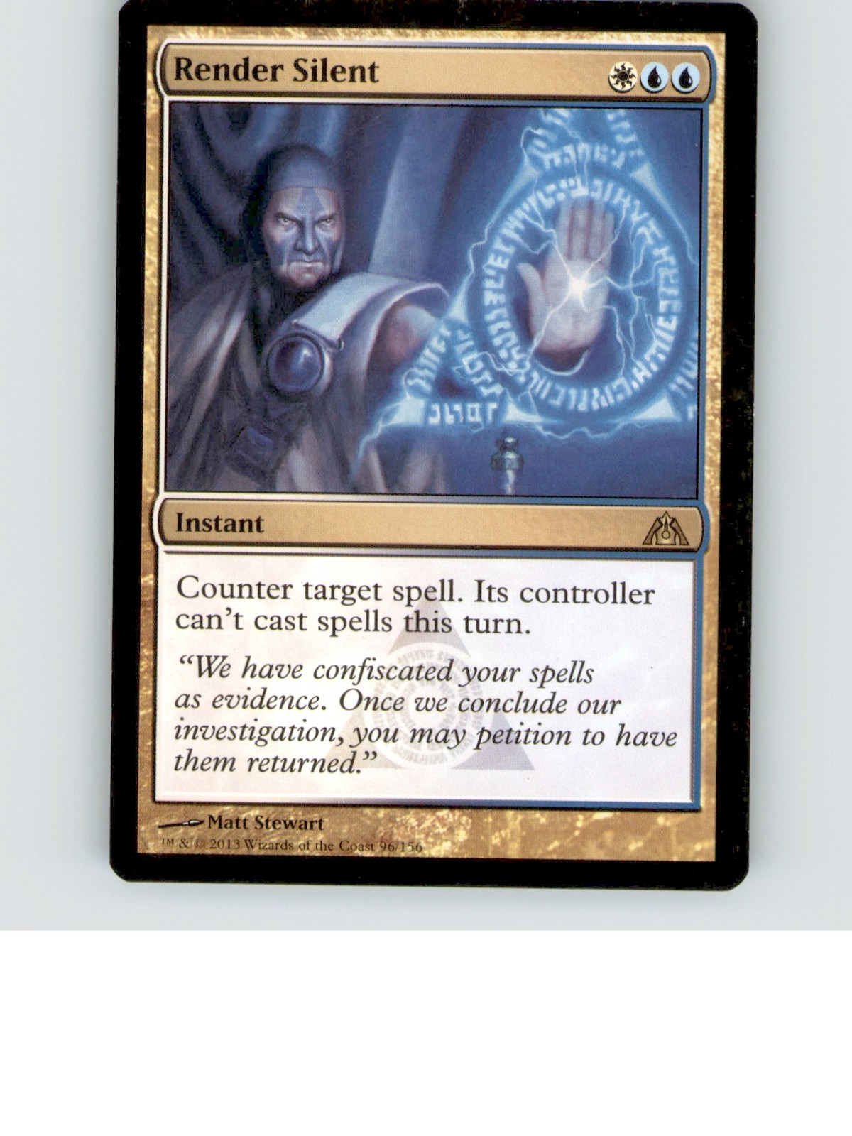 Render Silent 96 Rare Dragon's Maze Lightly played b1-75 MTG