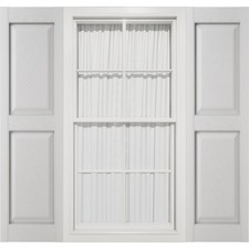 Mid America Vinyl Raised Panel Window Shutters 1 Pair