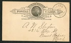 1890 Holland to Grand Rapids MI Postal Card Barred Plymouth Rock Poultry Slayton