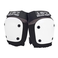 187 Killer Pads Fly Knee Pad, Grey / White, L...