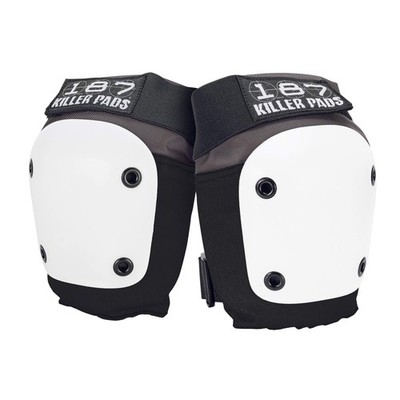 187 Killer Pads Fly Knee Pad, Grey / White, Large