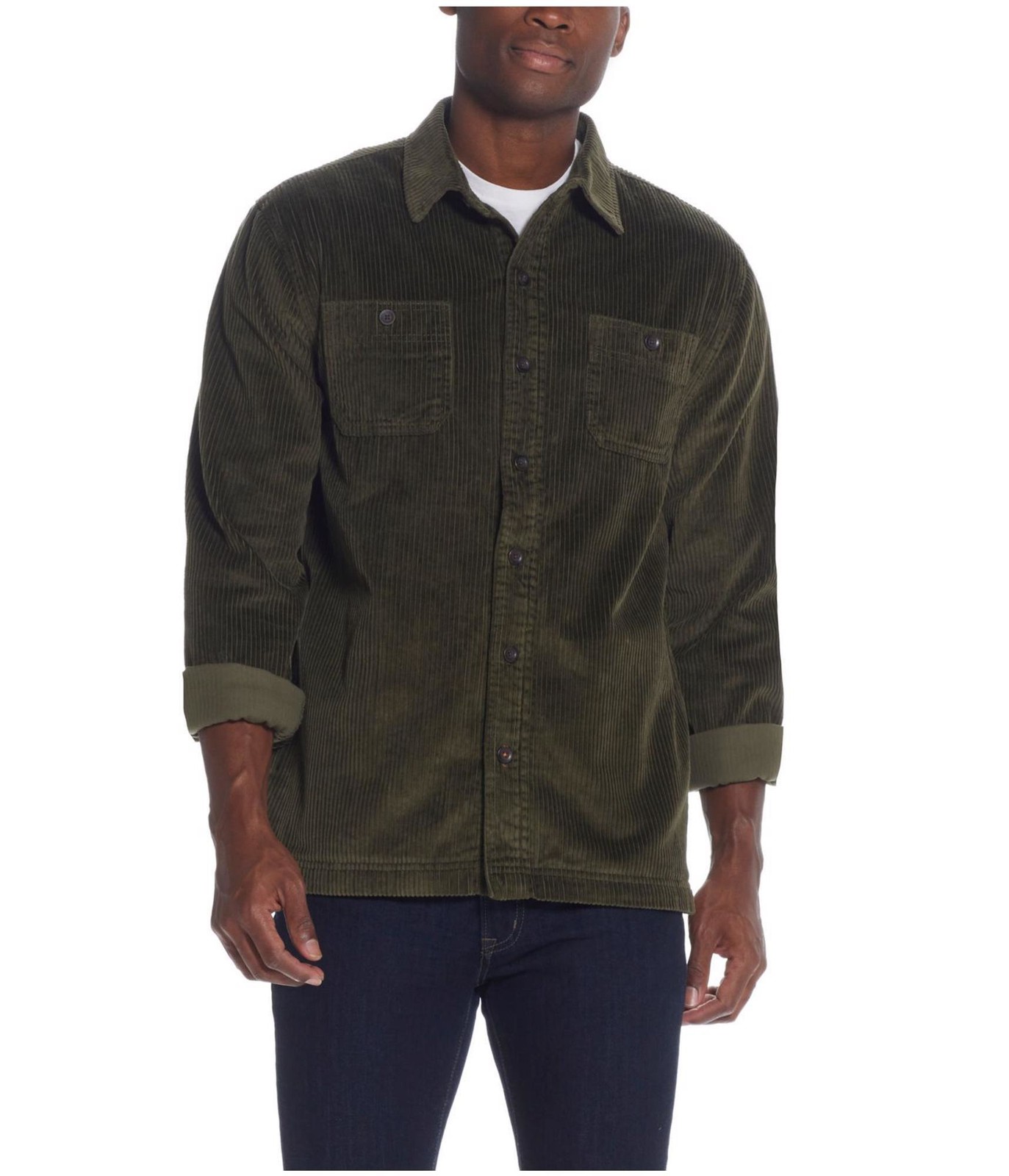 Непромокаемая мужская винтажная вельветовая полевая куртка Wide Wale, небольшого размера