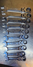 Matco S7grfsm10 10-piece Metric Stubby Flexible Ratcheting Wrench Set 10-19mm
