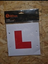BNIP 3 x Halfords Essentials Fully Magnetic L Plates / Learner Plates