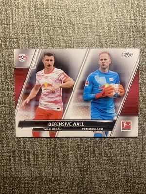 Topps Bundesliga Flagship 2021/22 - RB Leipzig - Willi Orban Peter Gulacsi