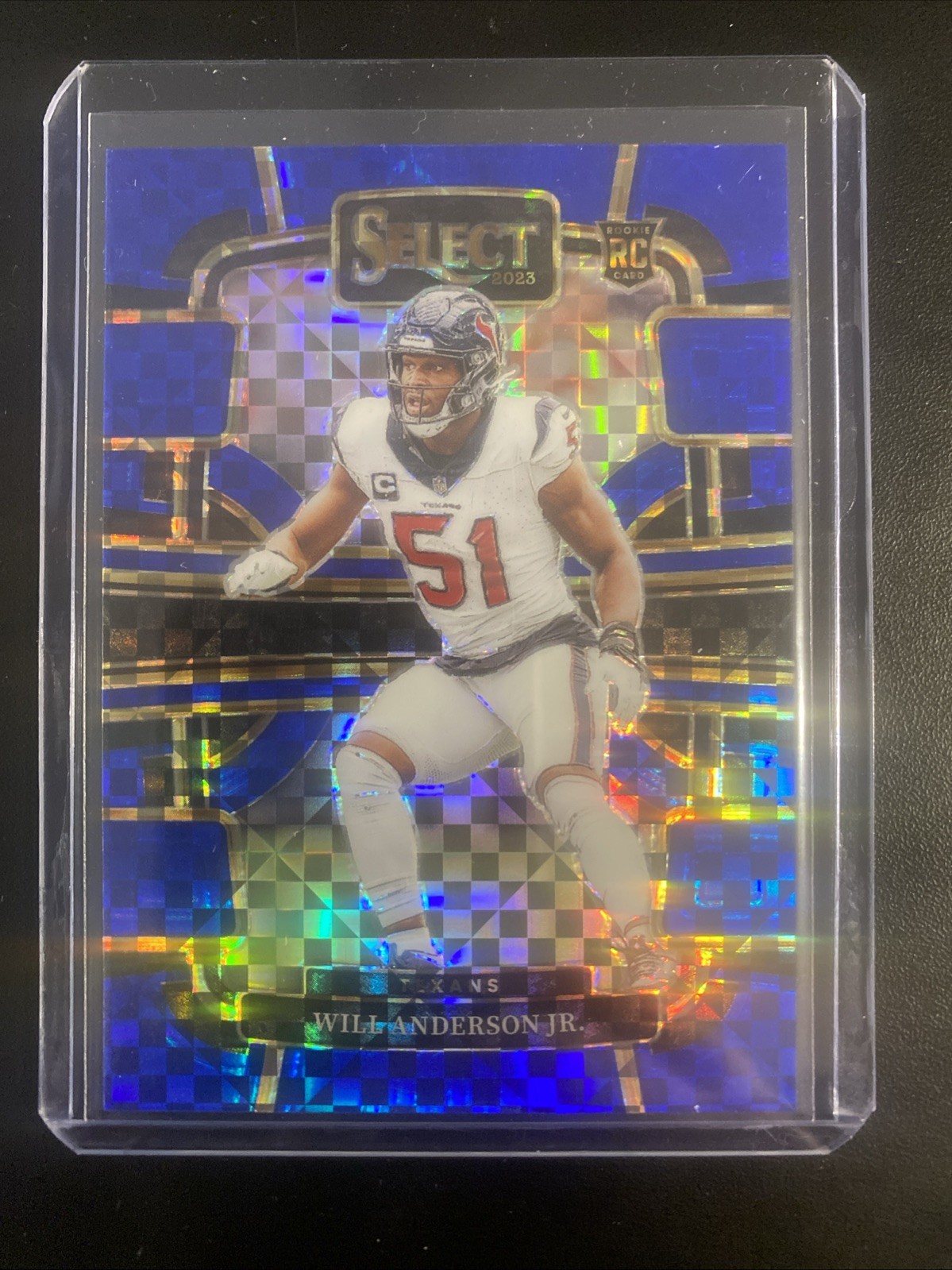 2023 Panini Select - Concourse Will Anderson #40 Blue Prizm /199 (RC)