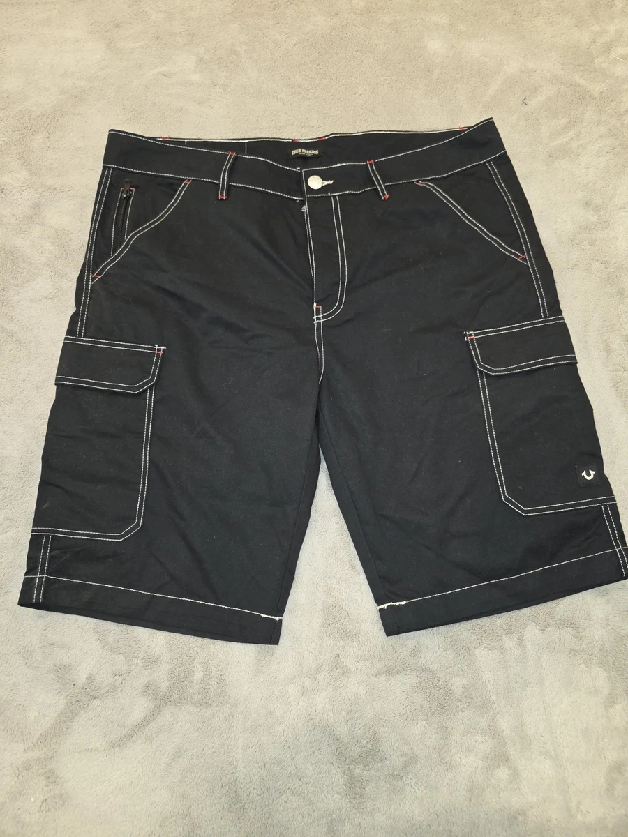 True Religion Cotton Black Shorts for Men for sale | eBay