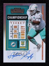2020 Contenders Rookie Championship Ticket 37/49 Solomon Kindley #228 Auto 0e6j