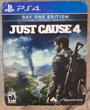 Just Cause 4 Day 1 Edition Steelbook - Sony PlayStation 4 NO GAME, SEE DESC