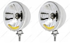 United Pacific A5022sse 7 In. Dietz-style Headlights For 1928-1934 Ford
