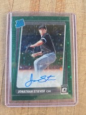 2021 Donruss Optic - Rated Rookie auto Jonathan Stiever Green Stars Prizm /75 