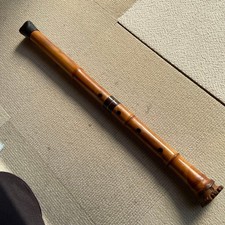 Japanese Bamboo Shakuhachi Flute 2.1 Shaku 64cm Ank Mei Two Seals Traditional
