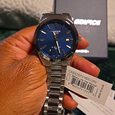 Casio Edifice Men s Watch - 40mm Blue Textured Dial EFV160D-2AV