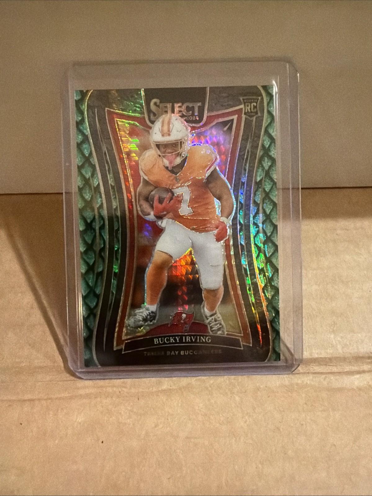 2024 Panini Select Bucky Irving #313 Dragon Scale Prizm /81 Suite Level RC