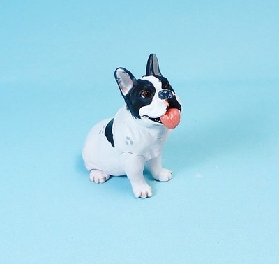 Kaiyodo Choco Q Pet series 5 French Bulldog Black & White mini Figure US seller