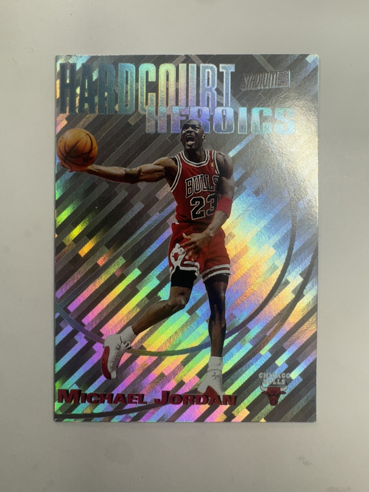 Michael Jordan 1997 Topps Stadium Club #H1 Hardcourt Heroics Price 