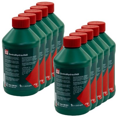 Hydrauliköl Zentralhydraulik Servolenkung Febi 06161 10 X 1 Liter für Audi BMW