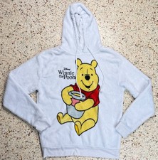 Disney Winnie the Pooh Women's Vtg Embroidered Pullover Fleece Hoodie Size M