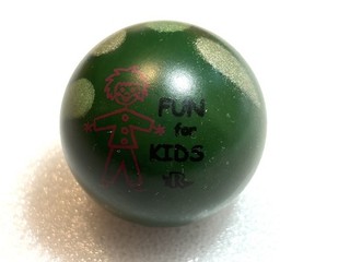Minigolfball Reisinger Fun for Kids Grün KBL 1. Serie Gesuchte Rarität!