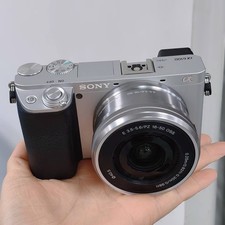 Sony Alpha a6100 24.2MP Mirrorless SLR Digital Camera W/ 16-50mm Lens Silver