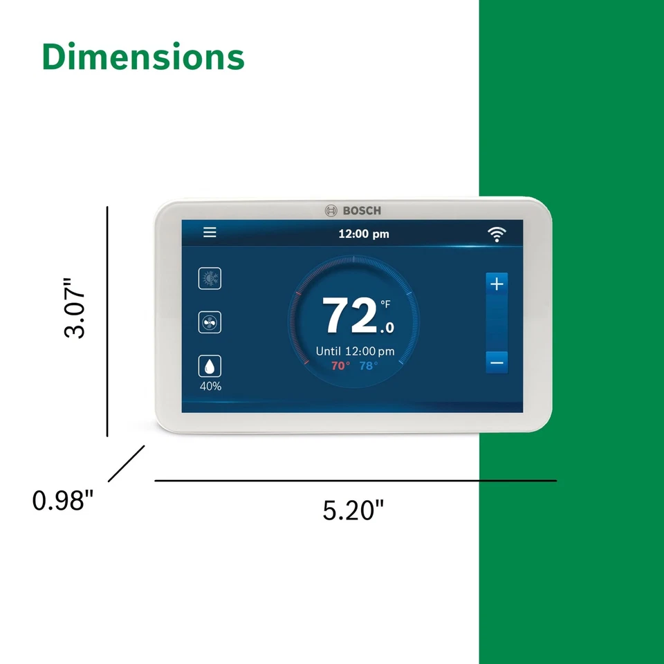 Bosch Connected Control BCC110 Teléfono Inteligente Wi-Fi Termostato - Compatible Foto 2 de 4