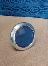 Piccola Cornice Portafoto Vintage In Argento 800 E Velluto Anni 60 Modernariato 