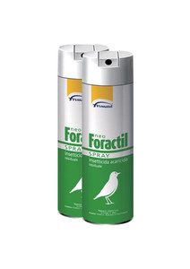 2 x Formevet  Neo Foractil SPRAY Uccelli 300 ml → Insetticida Acaricida Volatili