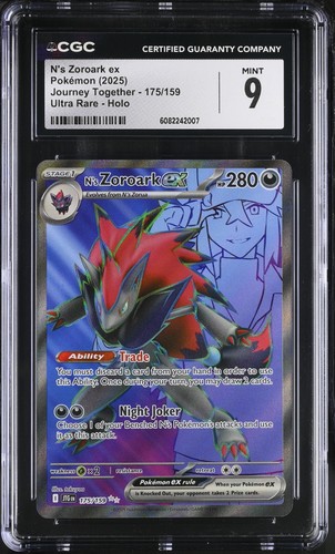 N's Zoroark ex graded CGC 9 for sale on eBay