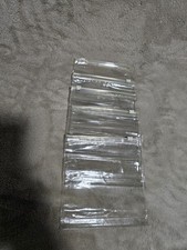 LOT OF 5, Clear Vinyl 6x6in Resealable bags/ Zipper bags, High Quality