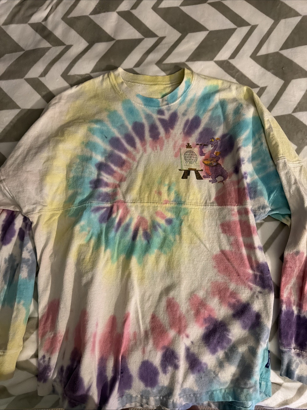 Disney Epcot Festival Of The Arts 2019 Tie Dye Spirit Jersey Small Graphic
