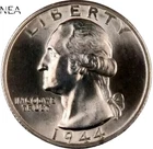 1944-D Washington Quarter ~ Gem BU ~ 90% Silver