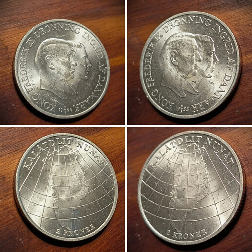 1953 Silver Denmark 2 Kroner