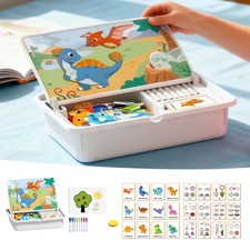 8ml Pen Mag Netic Puzzles Face Dress Up Travel Game Double Side Preschool