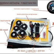 Universal Car Seat Heater Ventilation Mesh And Hole Saw Included 1 Seat Install