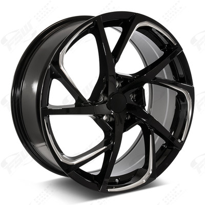 20'' Gloss Black Milled Wheels Fits Honda Civic Accord CRV HRV